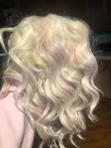 Websters Wigs Rainbow Splash Wigs Set Of 2 - Picture 1 of 12