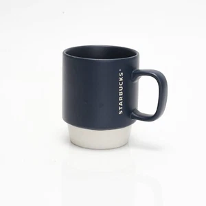 Starbucks Coffee Mug - Navy White 2016 - Tea Collectable - Picture 1 of 10