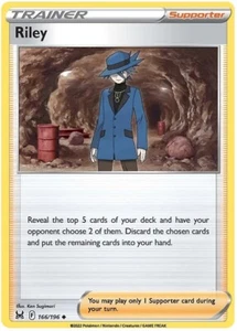 Riley Pokemon TCG Trainer Card 166/196 - Picture 1 of 1