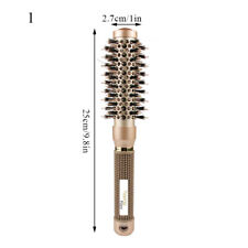 4Sizes Salon Round Hair Comb Brushes Hairdressing Curling Ceramic Iron Barrel US