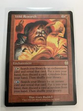 Wild Research x1 Magic The Gathering MTG Apocalypse Rare LP
