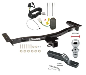 Trailer Hitch For 10-12 RX350 13-15 Exc F Sport 10-15 RX450h Wiring 1-7/8" Ball - Picture 1 of 7