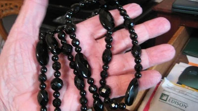 COLLAR JAY KING PLATA ESTERLINA NUEVO SIN ETIQUETAS, 50", ONYX Foto 1 de 2