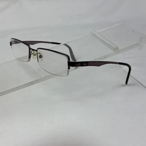Ray-Ban RB6156 2511 Brille Rechteckig Braun Metallgestell Nur 52-17-140 - Bild 1 von 14