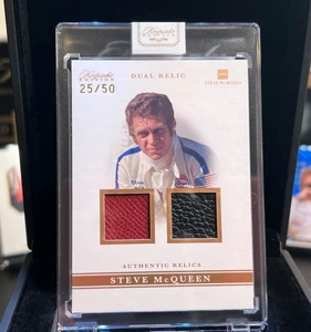 Tarjeta de reliquia doble cubierta Steve McQueen 2025/edición de recuerdo 50 #119 - Imagen 1 de 2