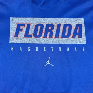 Jordan Nike Florida Gators Basketball Hoodie Sweater Men M Dri Fit Long Sleeve - Picture 1 of 11
