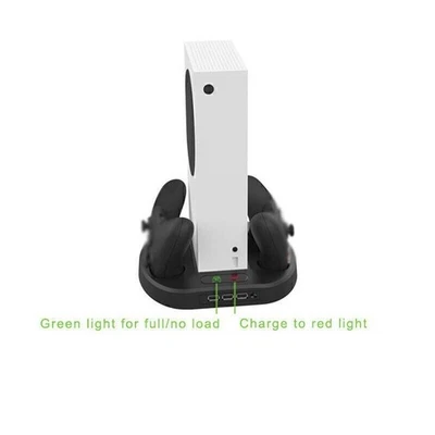 Vertical Stand Controller Charging Station Cooling Fan for Xbox Series S Console - Image 1 of 4
