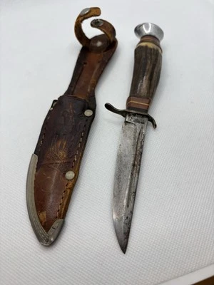 York Cutlery Co. Solingen, Germany #643 Fixed Blade Knife with Sheath, USED - Image 1 of 4