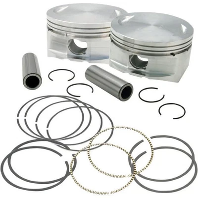S&AMP ; S Cycle Forgé Piston Kit pour 89ci. Stroker 106-5554 49-8526 0910-1936 - Photo 1/4
