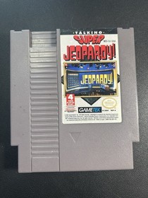 Talking Super Jeopardy NES Game Cartridge Tested Clean Label Nintendo