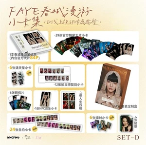FayeYoko Faye Malisorn INNOYING Small Card Set Gift Box Faye Deluxe Customized  - Imagen 1 de 7