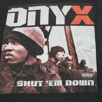 Футболка ONYX Rap для взрослых маленькая Shut Em Down  - Изображение 1 из 4