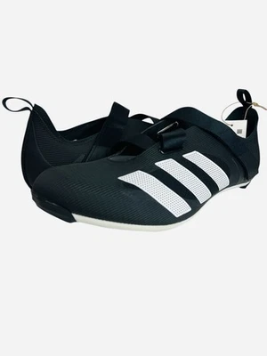 Adidas The Indoor Cycling Bike Shoes 3-Bolt Black/White GX6544 Mens Size 9.5 - Image 1 of 4
