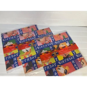 3 Mickey's Sachen für Kinder Cleo Geburtstag Geschenkpapier Vintage Minnie Donald Pluto - Bild 1 von 5