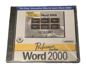 New-Sealed Individual Software Professor Teaches Word 2000 CD-Rom - Picture 1 of 1