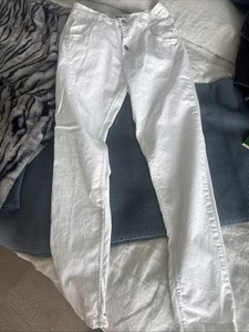 Jean Boutique Central Roma Damas Mediano Blanco Delgado Nuevo sin Etiquetas - Imagen 1 de 11