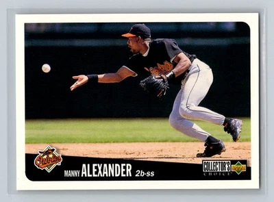 1996 Collector's Choice #53 Manny Alexander Baltimore Orioles Baseball Card - Image 1 of 2