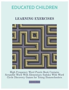 Educated Children Learning Exercises: High Frequency Word Puzzle Book Contains S - Picture 1 of 1