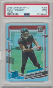 2023 Optic Holo Rated Rookie Bijan Robinson PSA 9!! - Picture 1 of 2