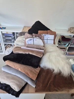 Kullaloo Teddy Fell Püsch Alpenfleece Stoffset Nähen Sticken Stoffe Basteln Karn - Bild 1 von 4