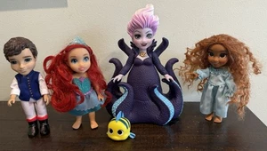 Disney Die kleine Meerjungfrau Arielle zierliche Puppen Ursula Eric Flunder Teile - Bild 1 von 7