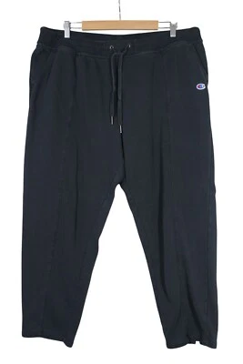 Calça de moletom Champion feminina perna cônica tornozelo cropped francês terry cordão 2XL - Imagem 1 de 4