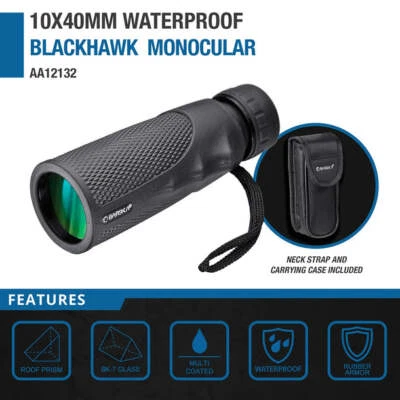 Barska AA12132 Blackhawk 10x 40mm Waterproof Hunting Anti Reflect Lens Monocular - Image 1 of 4