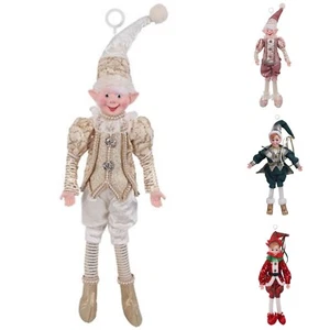 Christmas Dwarf Elf Shelf Sitter Toy Deluxe Doll Xmas Decoration Ornament Gift - Picture 1 of 19