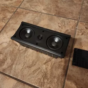 Sonido estéreo central Yamaha negro 2 altavoces 1 tweeter para pieza solo vendedor de EE. UU. - Imagen 1 de 13