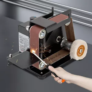 Levigatrice a nastro elettrica 180W smerigliatrice lucidatrice smerigliatrice fai da te affilatrice strumento - Foto 1 di 24