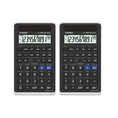 2 Pack Casio FX260 SOLAR-II-S-IH Solar Scientific Calculator  - Image 1 of 2