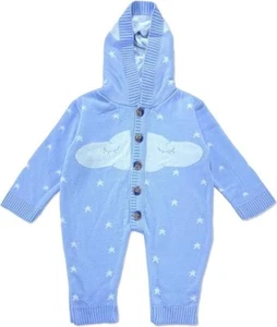 Baby Knitted Sweater Romper One Piece Long Sleeve Jumpsuit Overall 6 to 9 months - Picture 1 of 5
