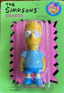 NEW BART SIMPSON Eraser Matt Groening 1990 Street Kids Unopened - Picture 1 of 2