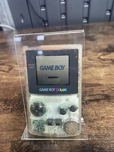 Gameboy Color Clear Transparent Good Condition Console Only Different Back Lid - Picture 1 of 15