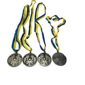 Silver Special Olympics Award Medal - Lot Of 4 - Picture 1 of 7