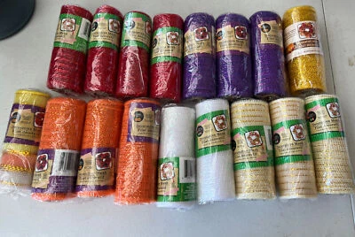 Crafter's Square Decorative Mesh 6 inch x 5 yards Several Varieties You Choice - Image 1 of 4