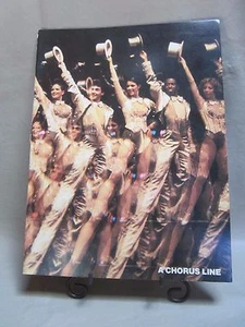 "A CHORUS LINE" Presented by Joseph Papp Color Souvenir Brochure from April 1975 - Picture 1 of 7