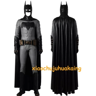 Liga de la Justicia Batman Mono Disfraz Juegos con disfraces Hombres Body Capucha Capa Conjunto  Foto 1 de 4
