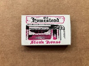 Vintage Old Homestead Steak House - NYC Matchbox, Admatch Corp., Korea, Filled - Picture 1 of 10
