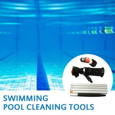 1Set Portable Swimming Pool Pond Cleaner Hot Tub Cleaning Tool Brush Vacuum Hose