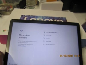Lenovo Ideapad Duet 10" Chromebook - wi-fi ice blue+ iron grey 128GB Model CT-X6 - Picture 1 of 11