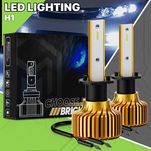 [12V/24V]Pair H1 6500K Headlight LED Bulb High/Low Beam Daytime Running Lighting - Picture 1 of 12