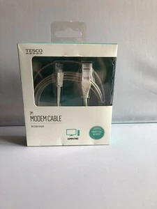 Câble routeur modem 2M plomb RJ11 vers prise BT broche dorée 26 AWG - Photo 1/4