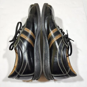 Stanley Blacker Men's Brown Leather Casual Dress Mens Shoes Size 12 Italy  - Picture 1 of 12