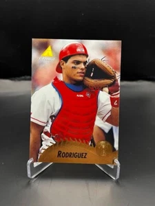 Ivan Rodriguez 1995 Pinnacle #122 Texas Rangers Baseballkarte - Bild 1 von 2