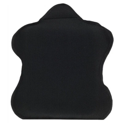 Funda de cojín de asiento de motocicleta negra almohadilla de protección de 3 capas malla gruesa transpirable Foto 1 de 4