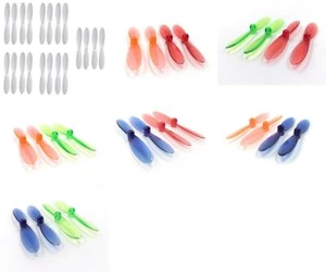 Hubsan X4 H107D 11 Sets of 4 Assorted Colored Propellers - Picture 1 of 8