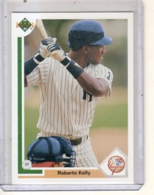 1991 Upper Deck - #372 Roberto Kelly New York Yankees baseball card  - Image 1 of 2