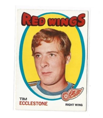 1971-72 O-Pee-Chee #52 Tim Ecclestone EXMT - Image 1 of 2