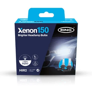 Ring Xenon 150 Performance Headlight - HIR2 (9012) Bulbs (Pair) - +150% Brighter - Picture 1 of 2